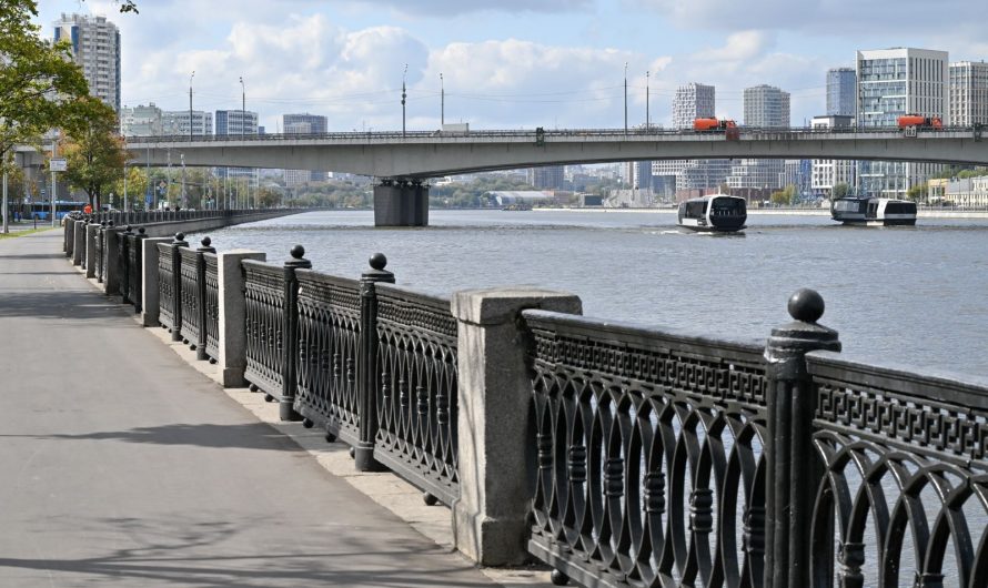 В Москве созданы шесть новых прогулочных маршрутов вдоль воды